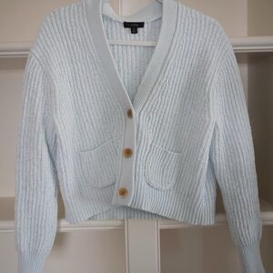 J. Crew Soft Sky Blue Cardigan